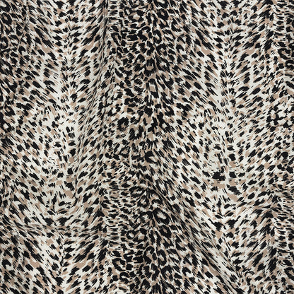 Mood Exclusive Beige Fanciful Furs Cotton Poplin