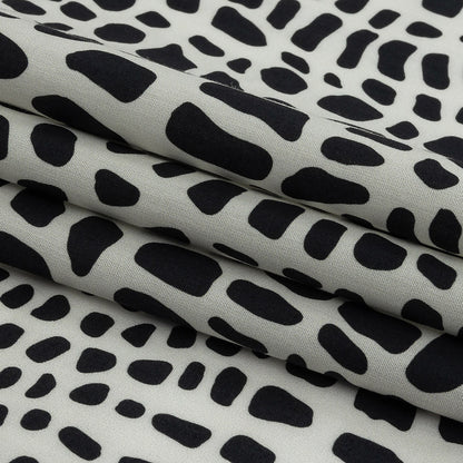 Mood Exclusive Black Got Spots Cotton Poplin - Folded