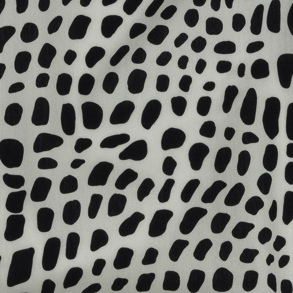 Mood Exclusive Black Got Spots Cotton Poplin - Detail