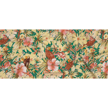 Mood Exclusive Emerald Parrotdise Cotton Shirting Full