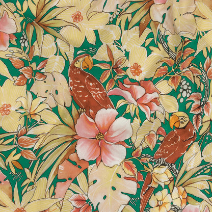 Mood Exclusive Emerald Parrotdise Cotton Shirting