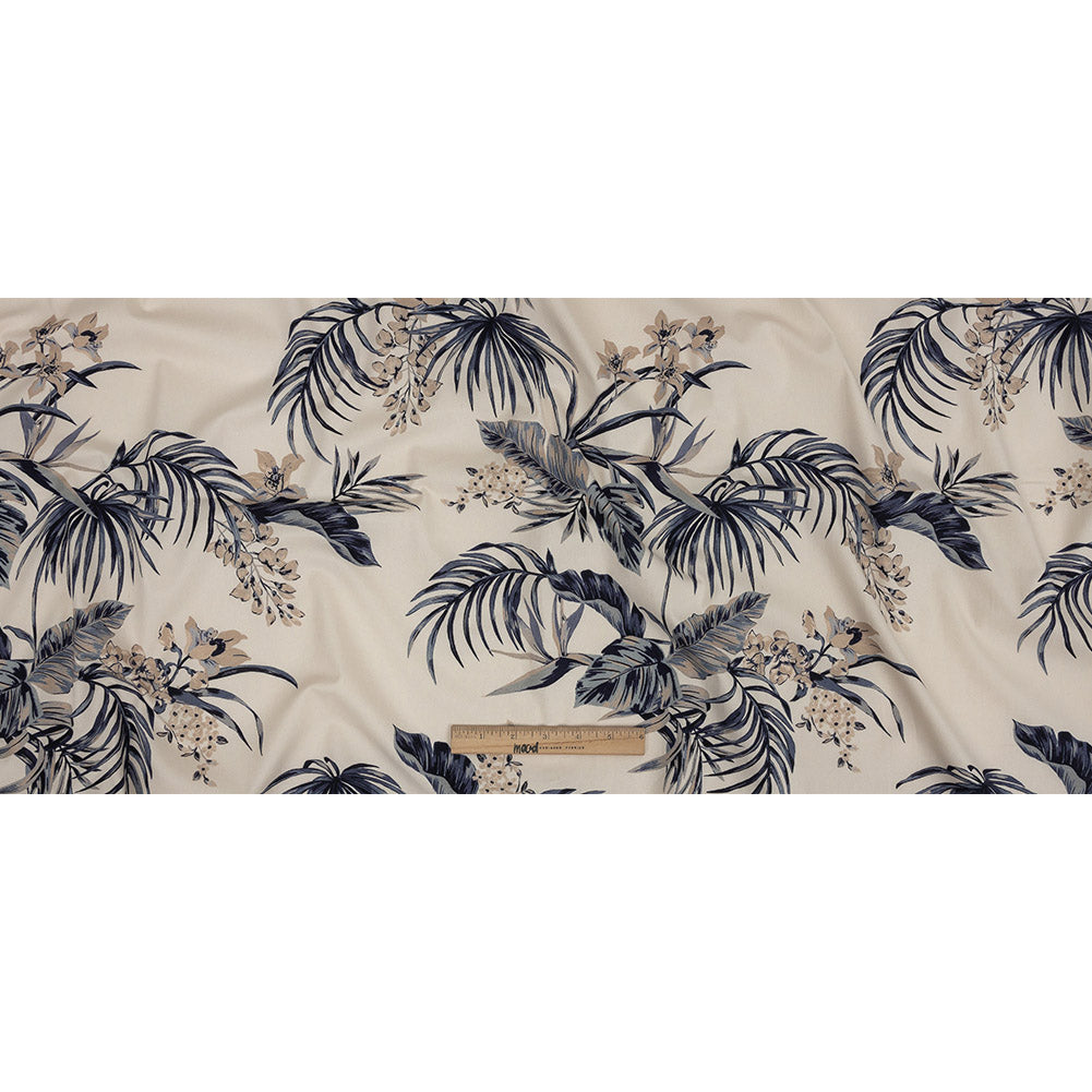 Mood Exclusive Ivory Soft Shadows Stretch Cotton Twill Full