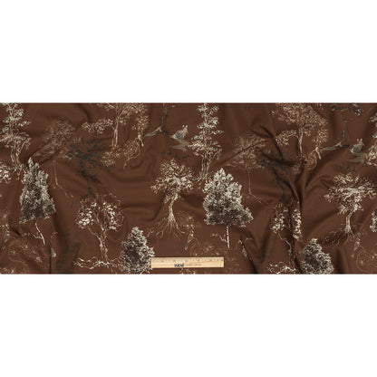 Mood Exclusive Brown Old Growth Stretch Cotton Poplin Full