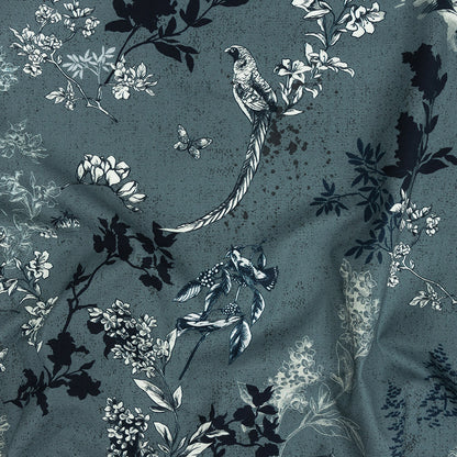 Mood Exclusive Slate Convergent Life Stretch Cotton Poplin