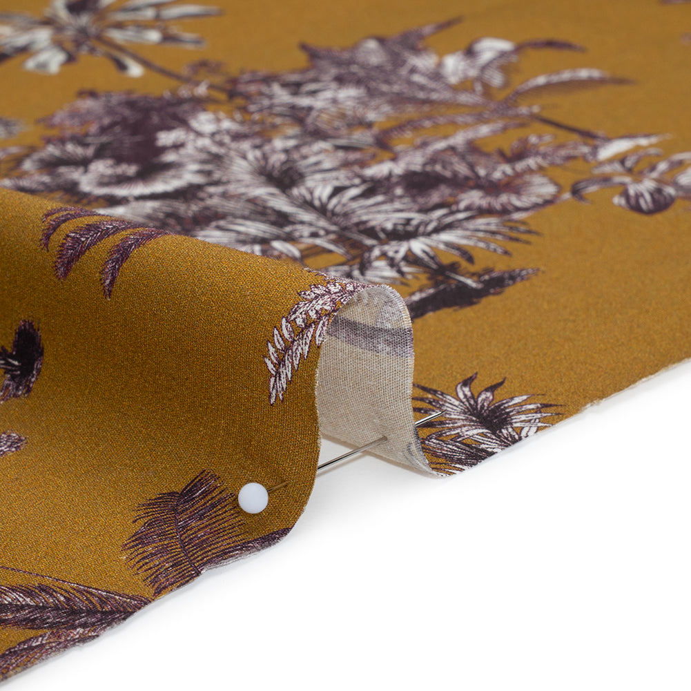 Mood Exclusive Rainforest Review Stretch Cotton Poplin - Detail