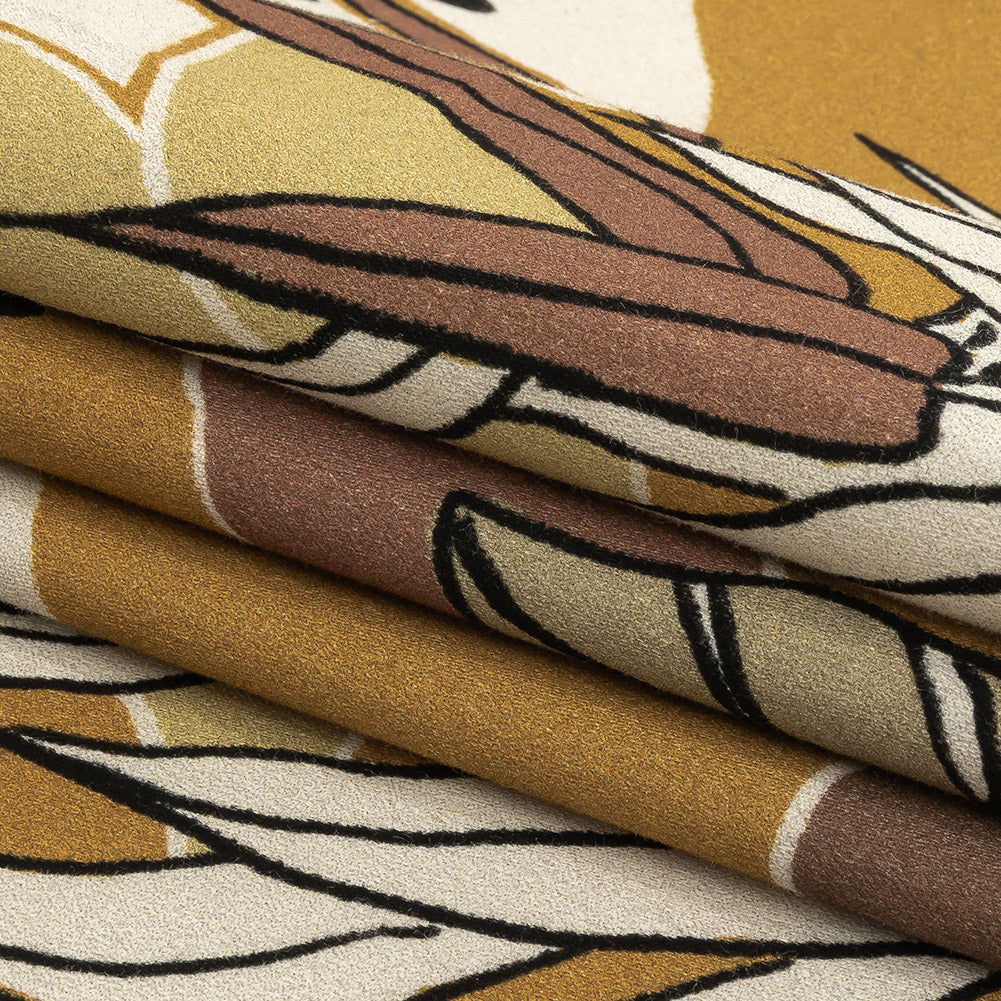 Mood Exclusive Goldenrod Unbound Abundance Stretch Brushed Cotton Folded