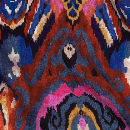 Mood Exclusive Wavy Pigmentation Slubbed Viscose Woven - Detail