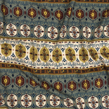 Mood Exclusive Olive and Slate Hipster Haven Slubbed Viscose Woven