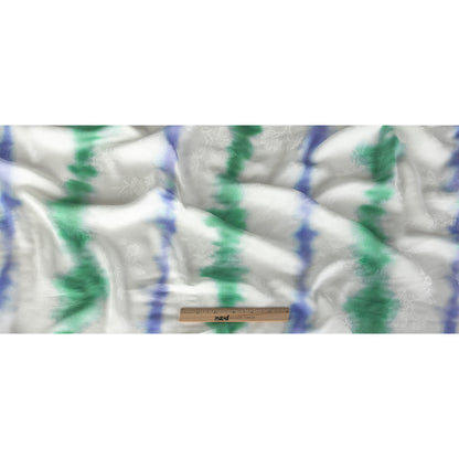 Mood Exclusive Green Cloud Writing Flowery Viscose Jacquard - Full
