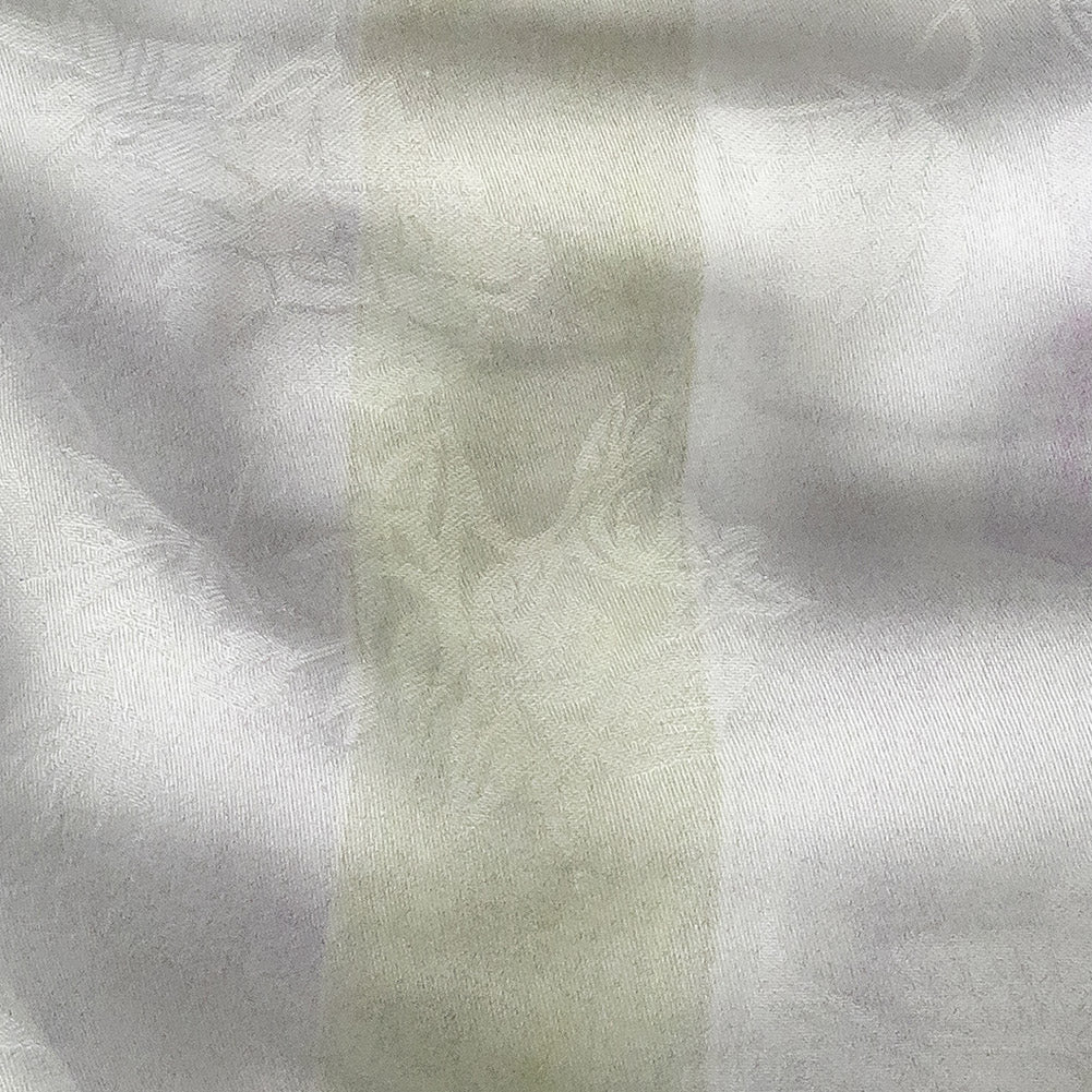 Mood Exclusive Blue Wayfaring Waterlines Flowery Viscose Jacquard - Detail