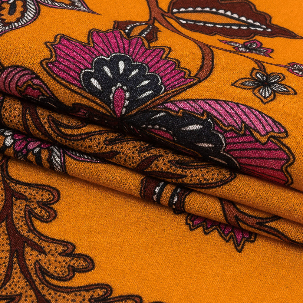 Mood Exclusive Festive Floromancy Viscose Crepe - Folded