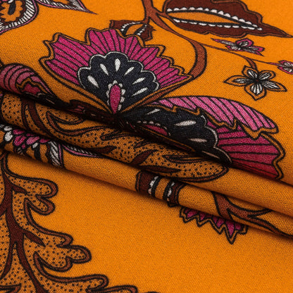 Mood Exclusive Festive Floromancy Viscose Crepe - Folded