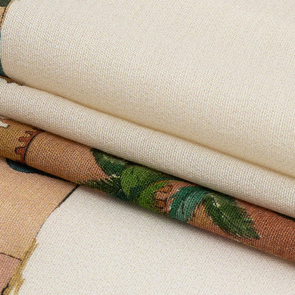 Mood Exclusive Ivory Bactrian Expedition Sustainable Viscose Woven - Folded