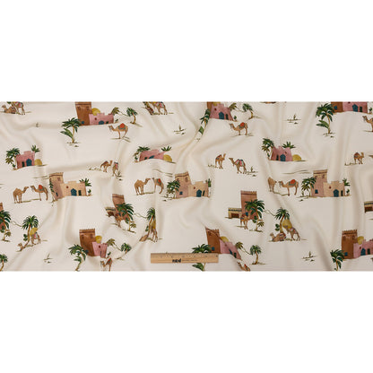 Mood Exclusive Ivory Bactrian Expedition Sustainable Viscose Woven - Full