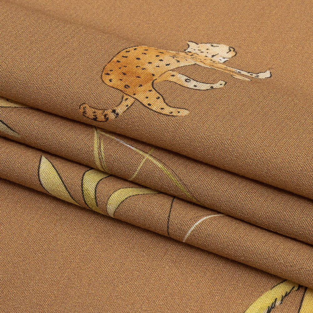 Mood Exclusive Beige Savanna Spectacle Sustainable Viscose Woven - Folded