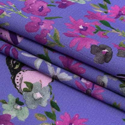 Mood Exclusive Lavender Mariposa Oasis Sustainable Viscose Woven - Folded