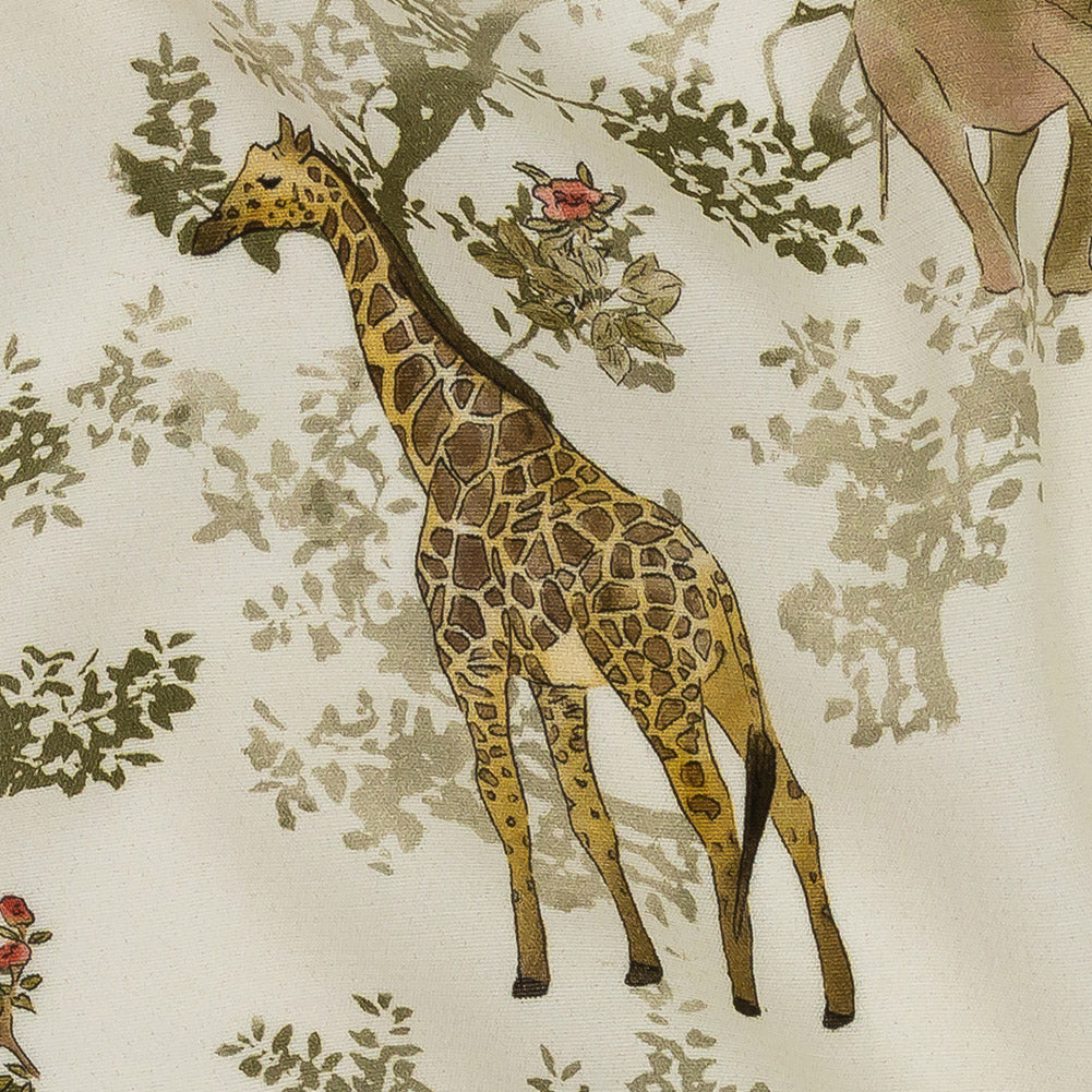 Mood Exclusive Ivory Serene Safari Sustainable Viscose Woven - Detail