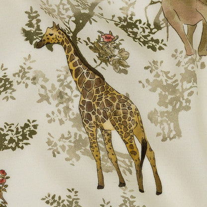 Mood Exclusive Ivory Serene Safari Sustainable Viscose Woven - Detail