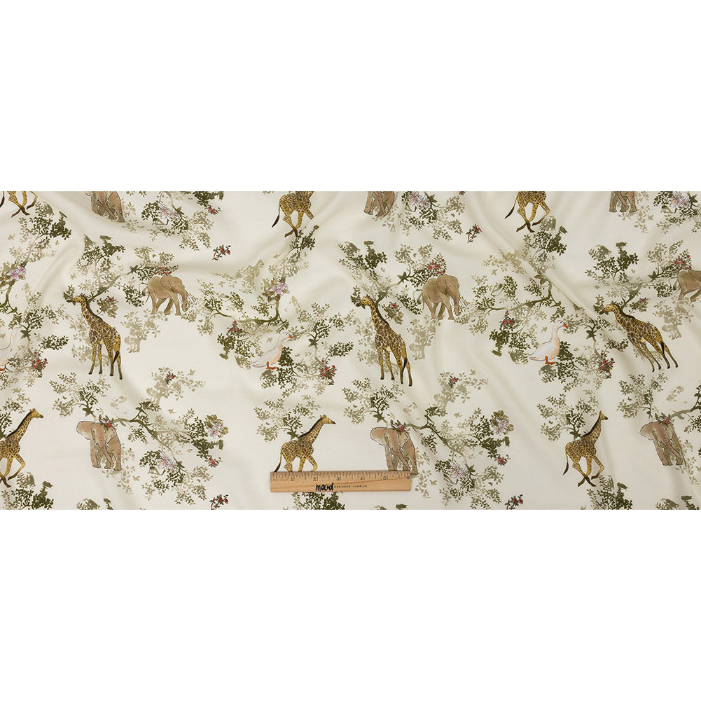 Mood Exclusive Ivory Serene Safari Sustainable Viscose Woven - Full