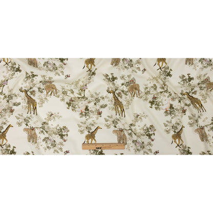 Mood Exclusive Ivory Serene Safari Sustainable Viscose Woven - Full