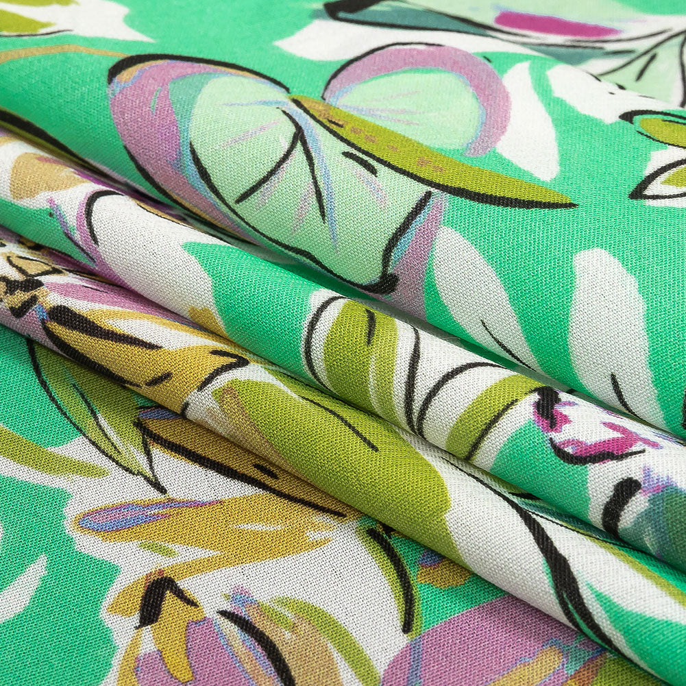 Mood Exclusive Mint Greenhouse Gala Sustainable Viscose Woven - Folded