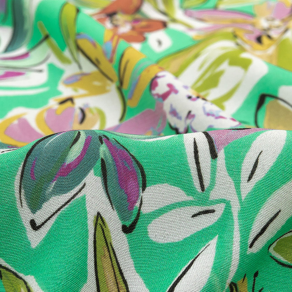 Mood Exclusive Mint Greenhouse Gala Sustainable Viscose Woven - Detail