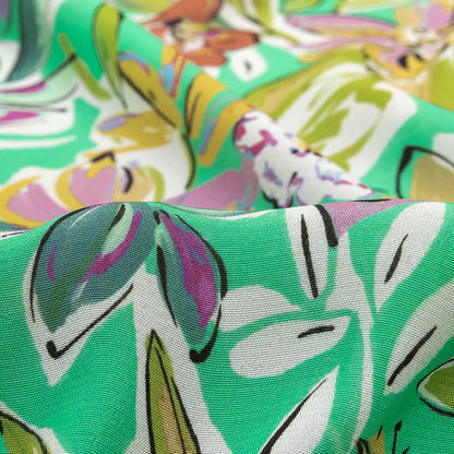 Mood Exclusive Mint Greenhouse Gala Sustainable Viscose Woven - Detail