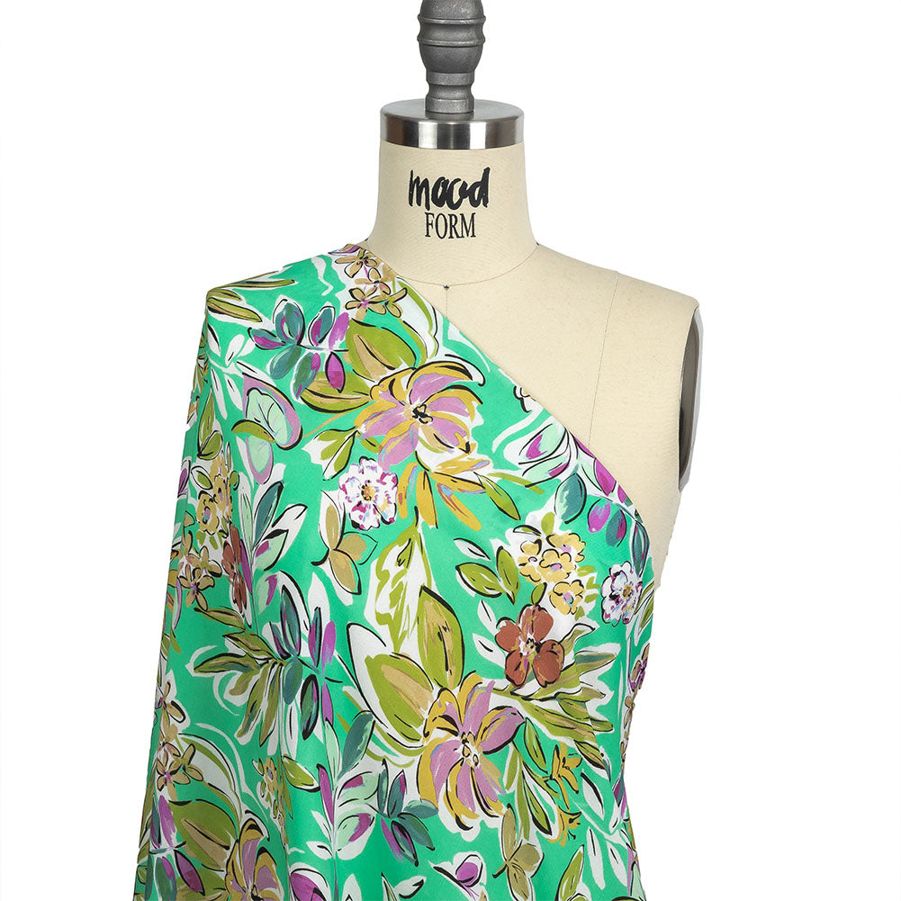 Mood Exclusive Mint Greenhouse Gala Sustainable Viscose Woven - Drape