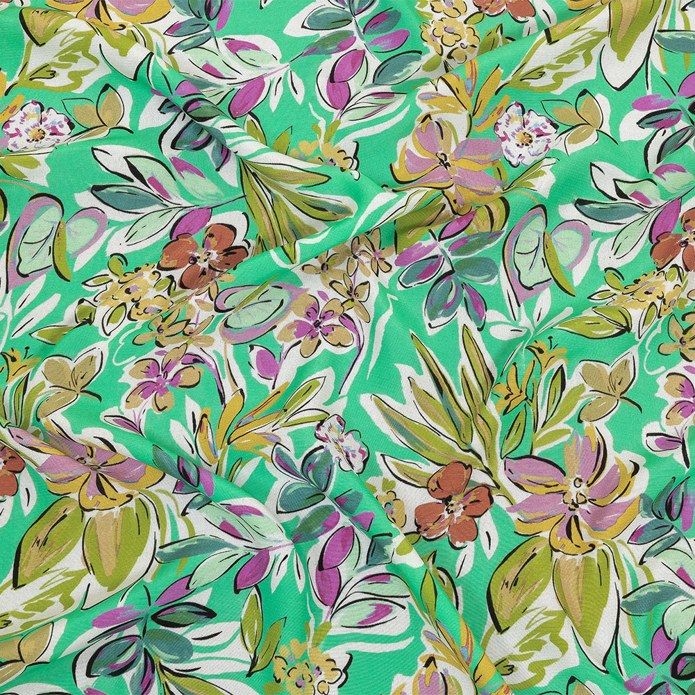 Mood Exclusive Mint Greenhouse Gala Sustainable Viscose Woven