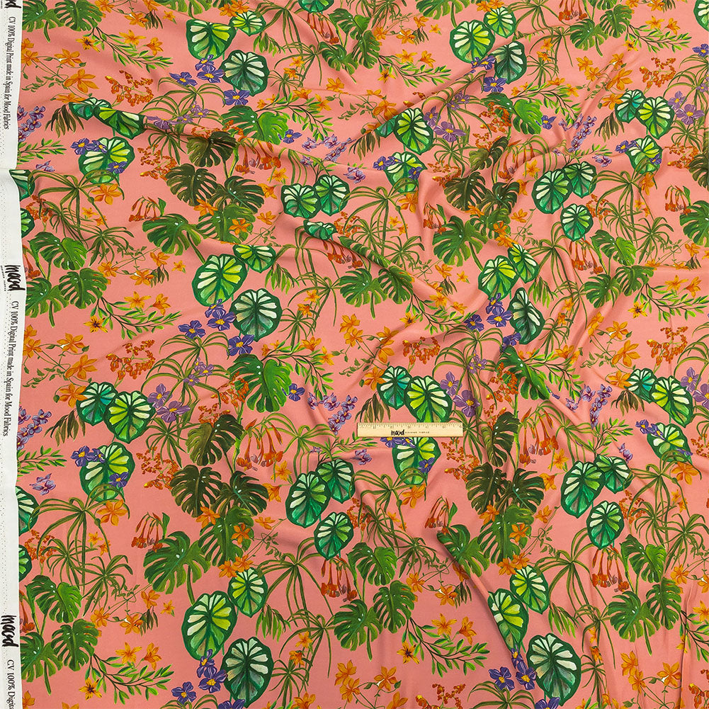 Mood Exclusive Pink Lily Pad Paradise Sustainable Viscose Woven - Full