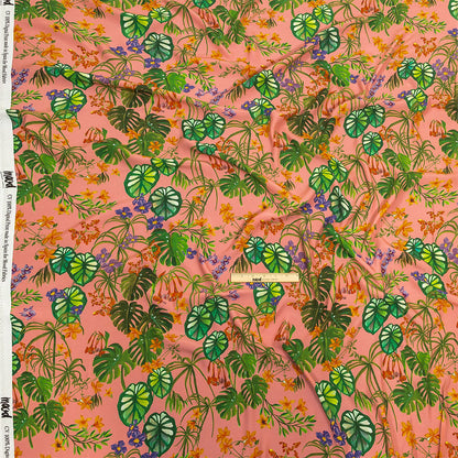 Mood Exclusive Pink Lily Pad Paradise Sustainable Viscose Woven - Full