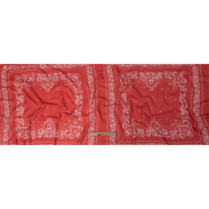 Mood Exclusive Hot Coral Dauntless Disguise Polka Dotted Viscose Jacquard - Full