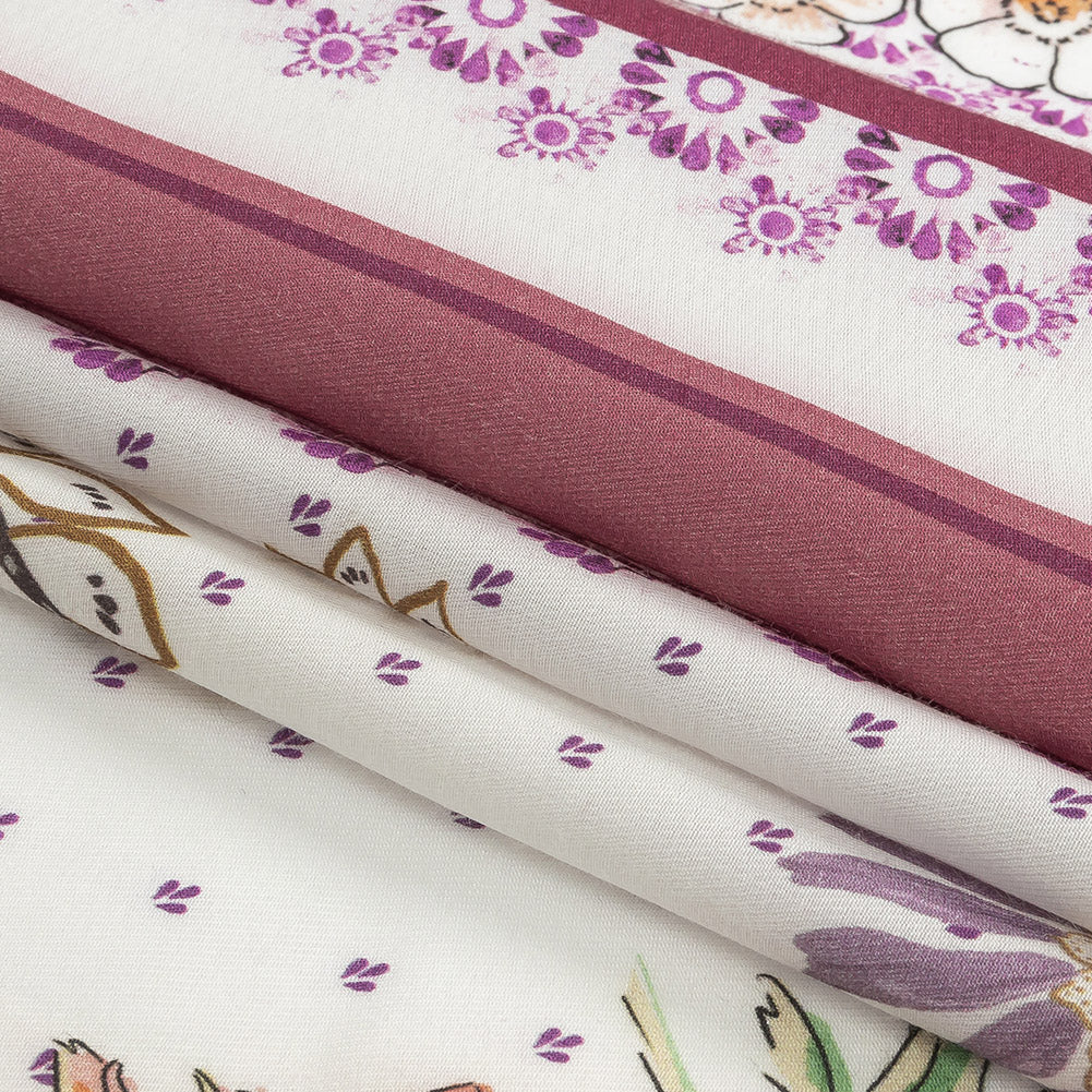 Mood Exclusive The Secret Garden Viscose Twill - Folded