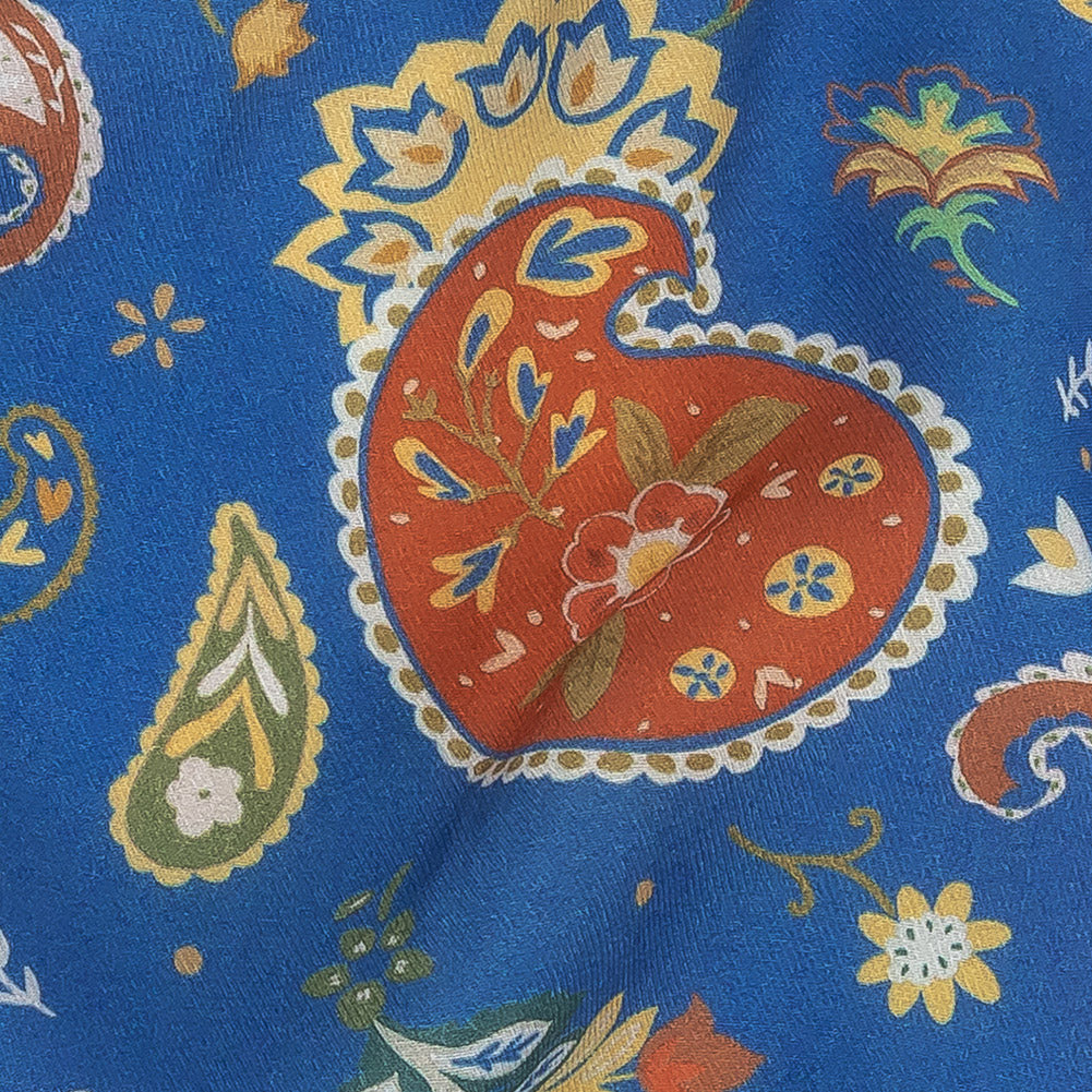 Mood Exclusive Sublime Swirling Viscose Twill - Detail