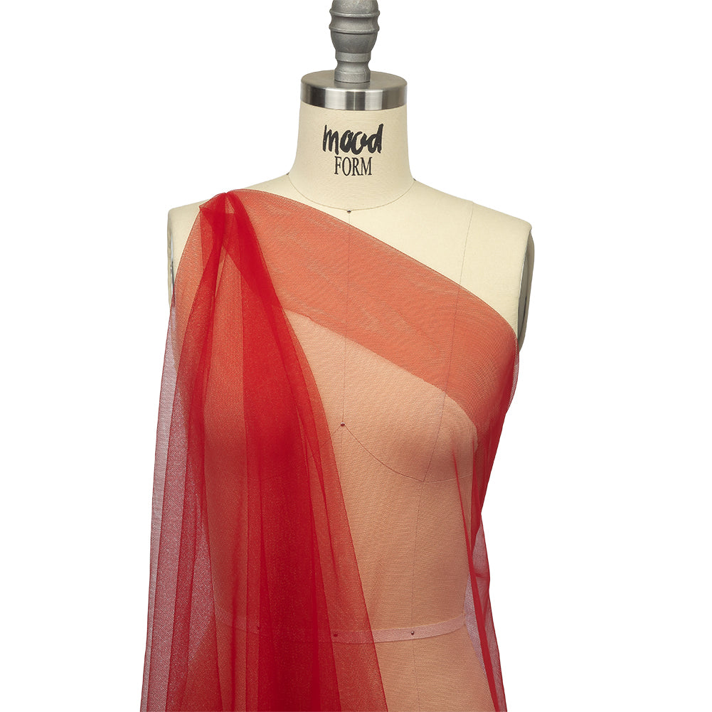 Soft Nylon Tulle - Red - Leonardo Collection Detail