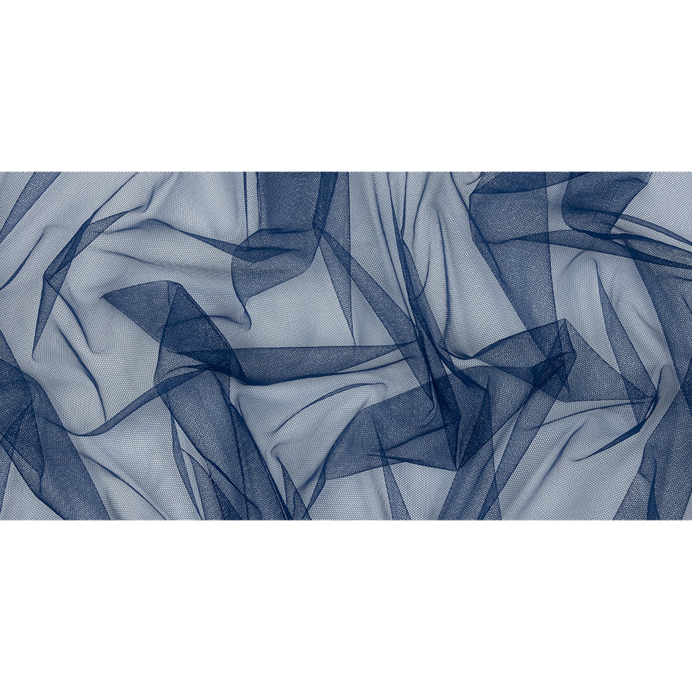 Dark Blue Leonardo Soft Nylon Tulle - Drape
