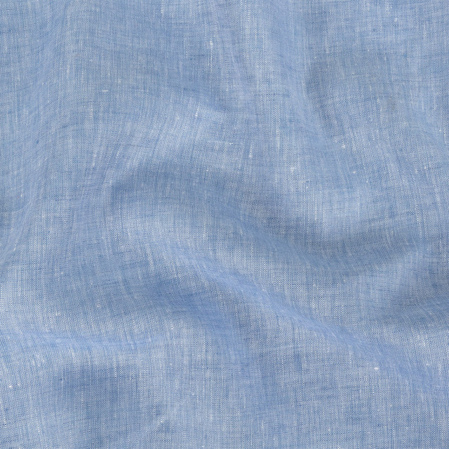 Minerva Heathered Blue Heron Lightweight Linen Chambray