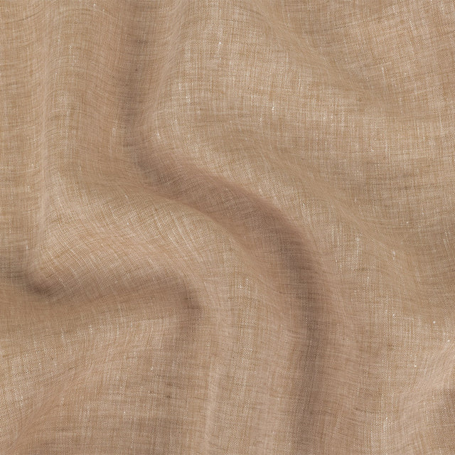 Lightweight Linen Chambray - Heathered Warm Sand - Minerva Collection