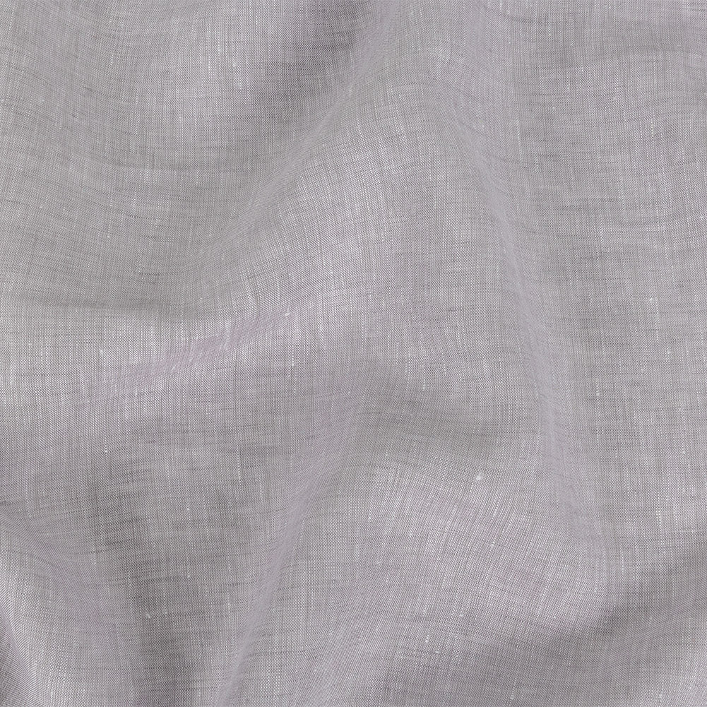 Lightweight Linen Chambray - Heathered Lilac Gray - Minerva Collection