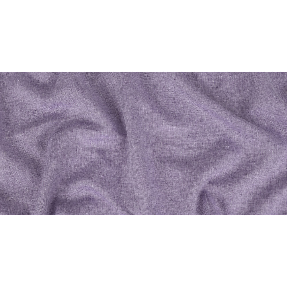 Minerva Heathered Purple Haze Lightweight Linen Chambray - Folded