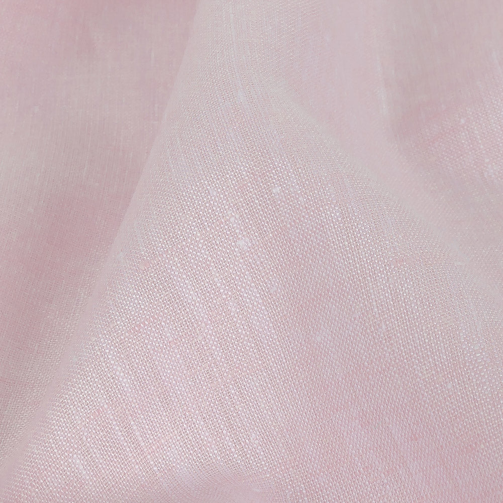 Lightweight Linen Chambray - Heathered Pink Marshmallow - Minerva Collection Full
