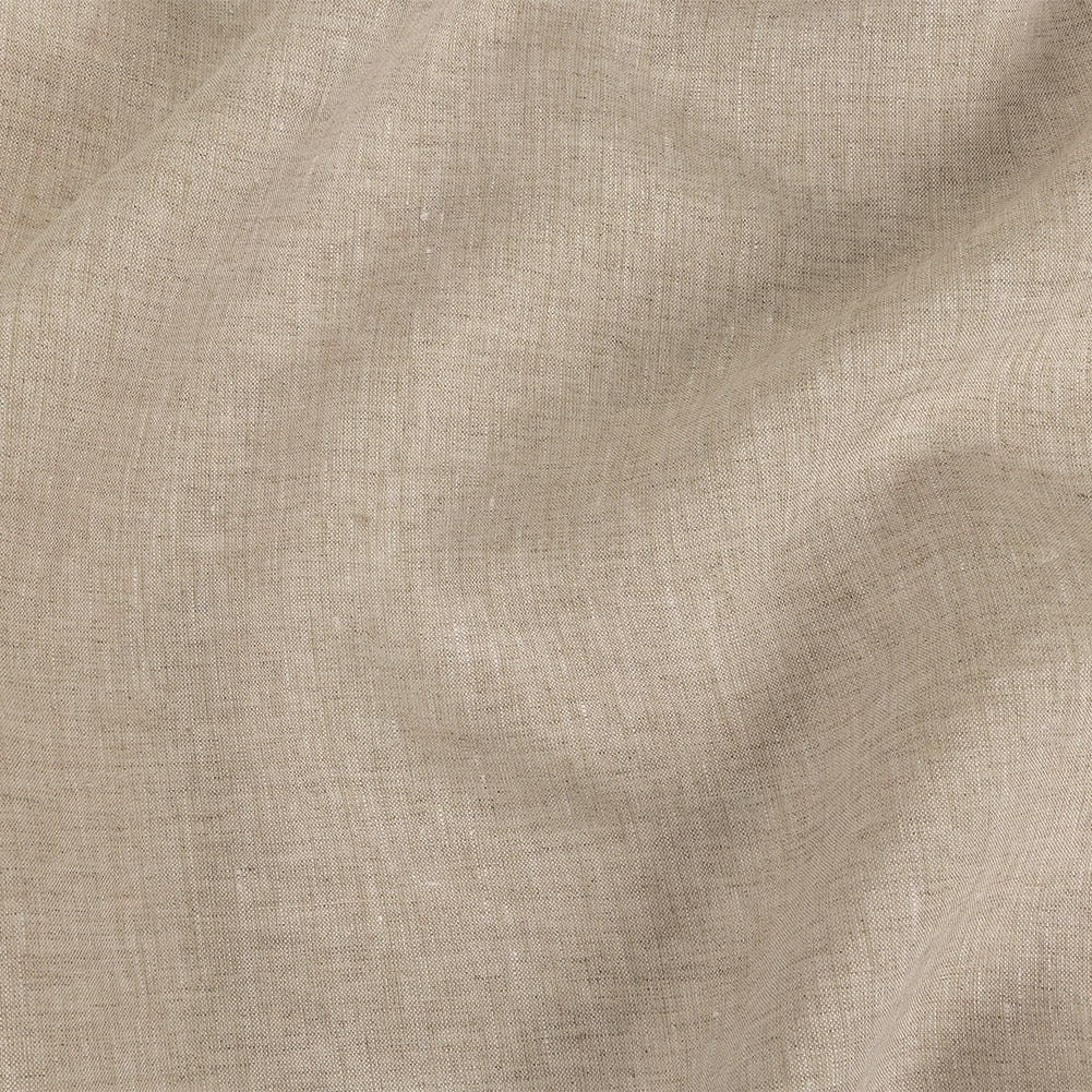Minerva Heathered Beige Lightweight Linen Chambray