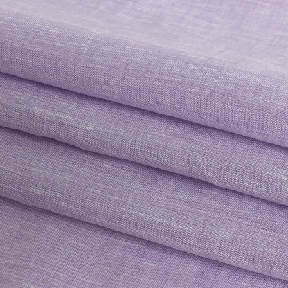 Minerva Heathered Lilac Breeze Lightweight Linen Chambray - Detail
