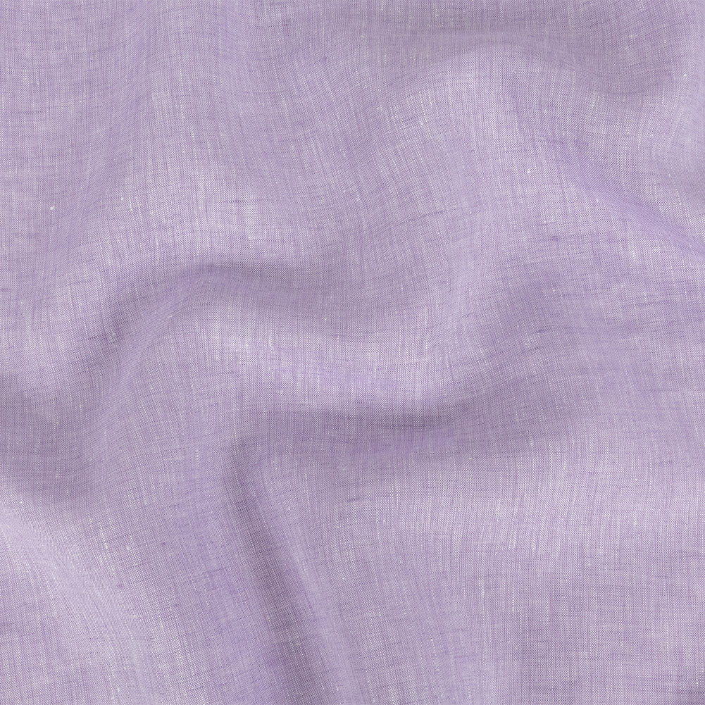 Minerva Heathered Lilac Breeze Lightweight Linen Chambray