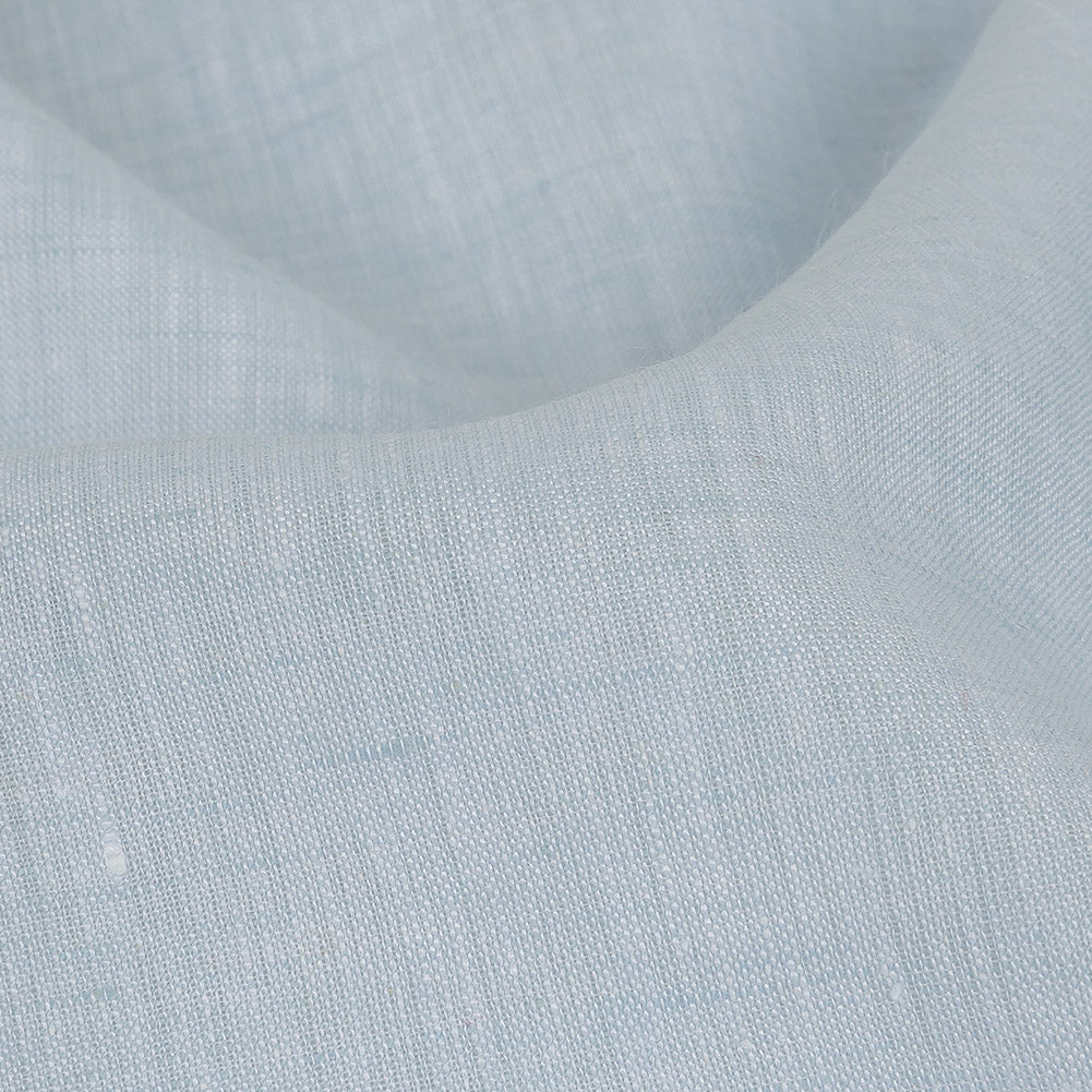 Minerva Heathered Xenon Blue Lightweight Linen Chambray - Full