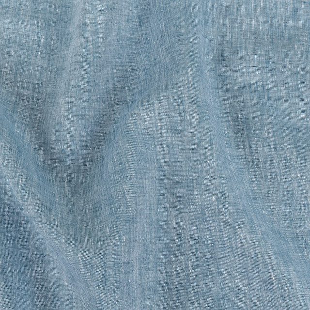 Lightweight Linen Chambray - Heathered Faded Denim - Minerva Collection