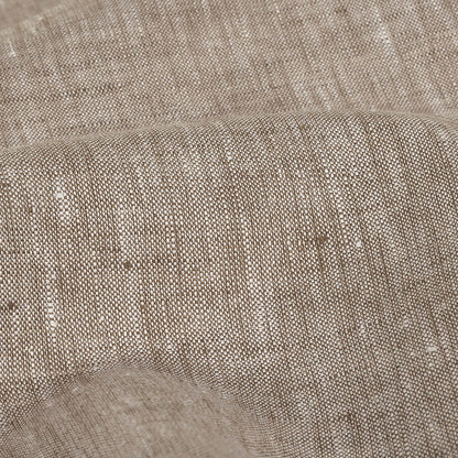 Minerva Heathered Brown Lightweight Linen Chambray - Full
