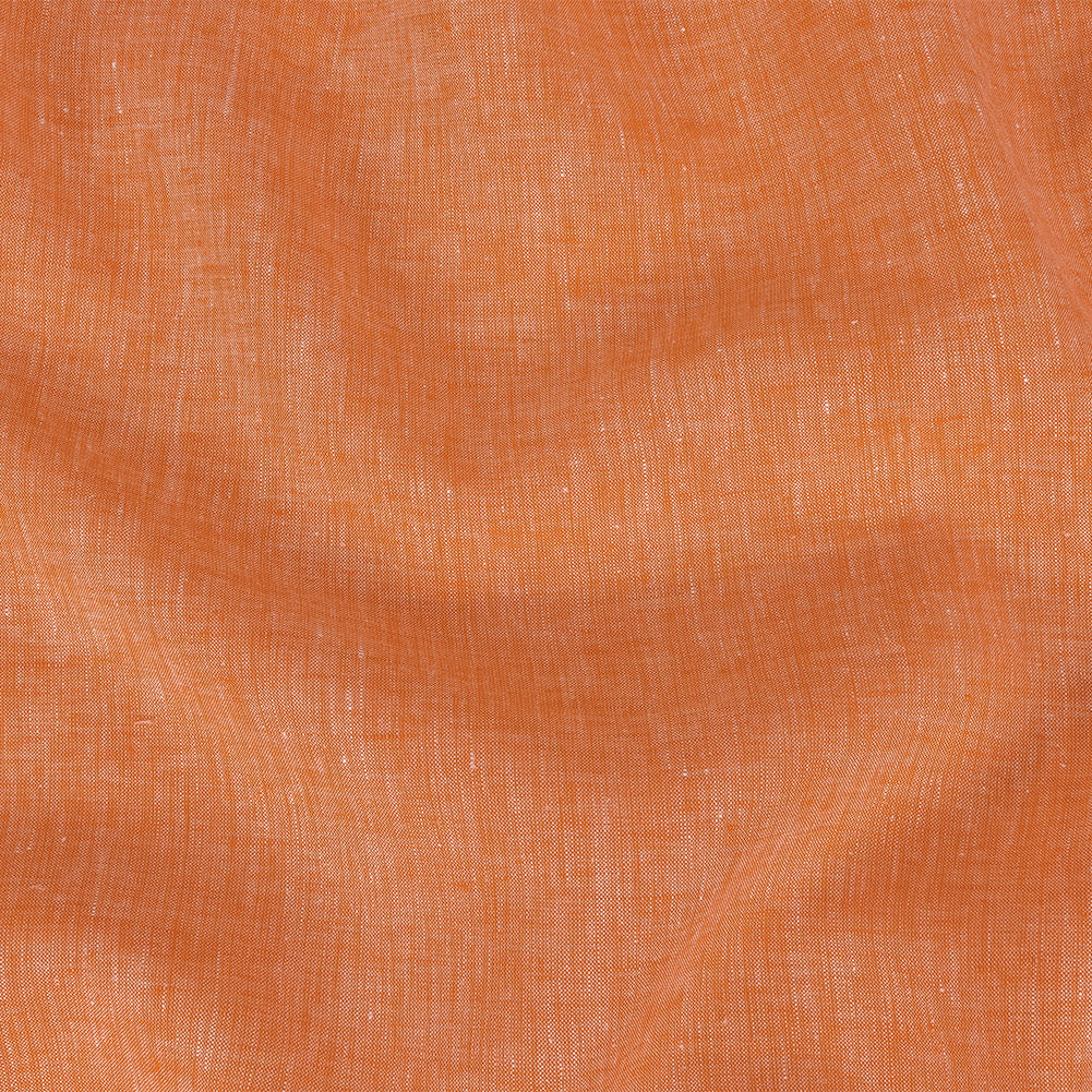 Minerva Heathered Autumn Sunset Lightweight Linen Chambray