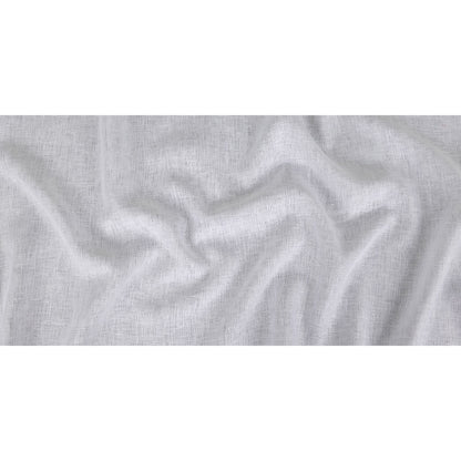 Lightweight Linen Chambray - White Alyssum - Minerva Collection Folded