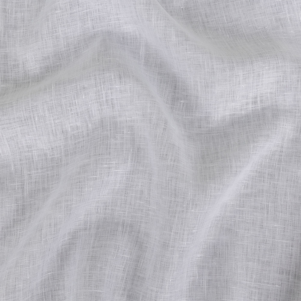Lightweight Linen Chambray - White Alyssum - Minerva Collection